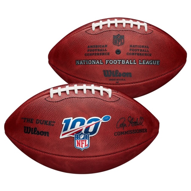 El balón que celebra los 100 años de la NFL – Cosas de papá